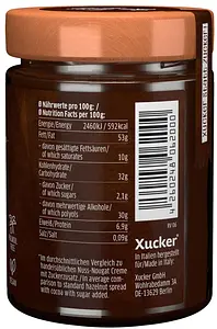 Schokoaufstrich Nuss-Nougat Xylit Zuckerarm, 300 g