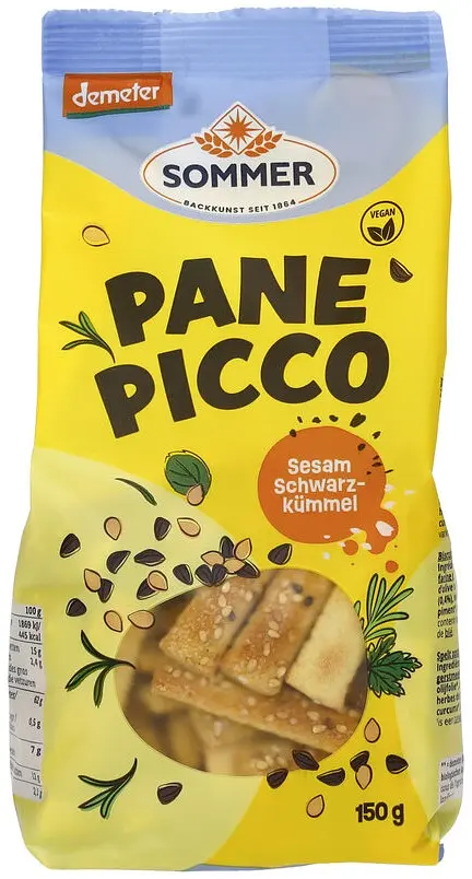 Pane Picco Sesame Black Cumin Demeter