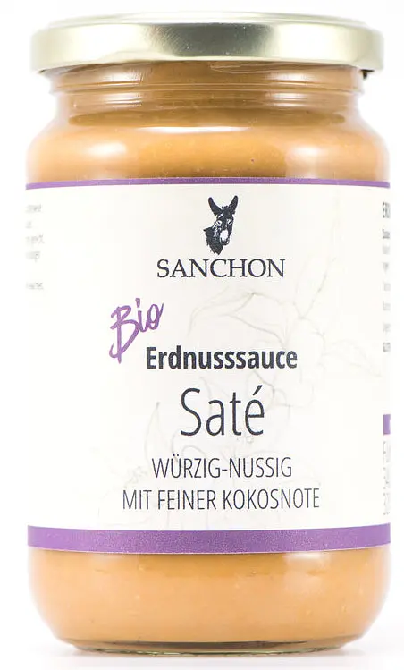Erdnusssauce Saté Bio
