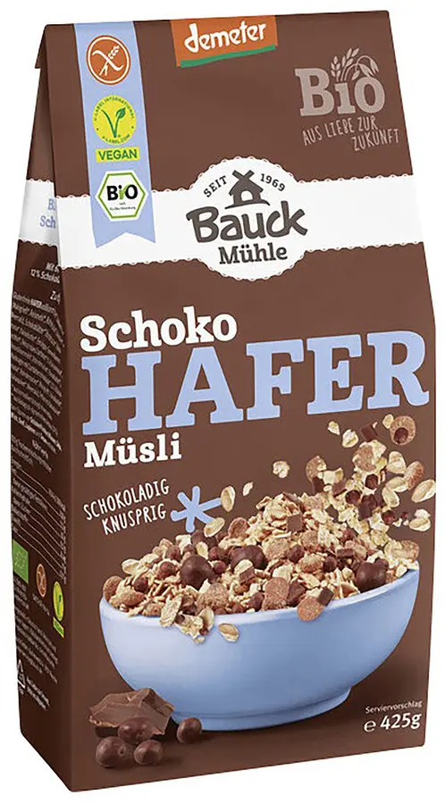 Cereal Crunchy Breakfast Dark Chocolate Gluten Free Organic