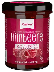 Xylit Jam Raspberry, 220 g