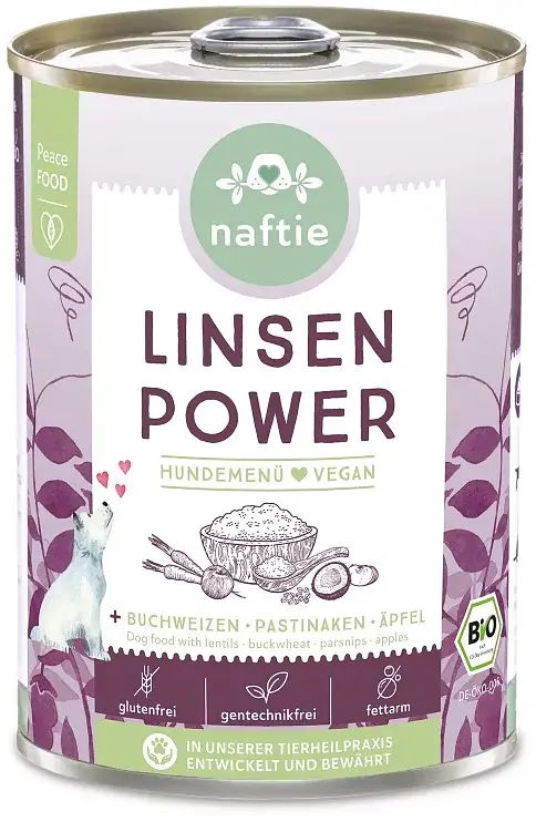 Wet Dog Food Lentils+ Supplemantary Food Organic