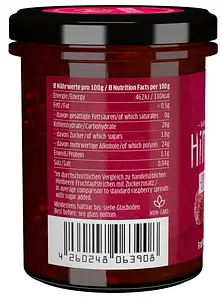 Xylit Jam Raspberry, 220 g