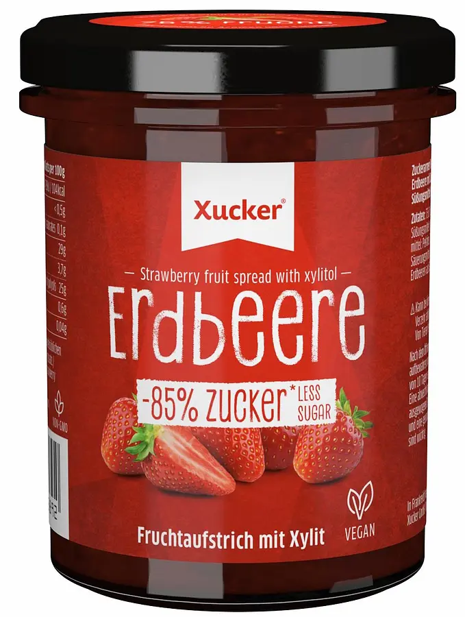 Xylit Konfitüre Erdbeere