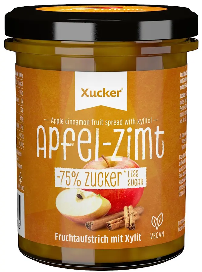 Xylit Konfitüre Apfel - Zimt