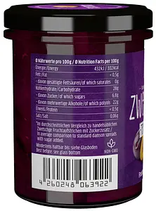 Xylit Konfitüre Zwetschgen, 220 g