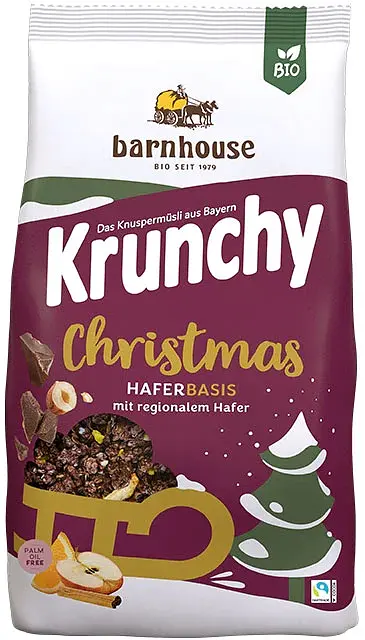 Krunchy Müesli Christmas Lebkuchengewürz Bio