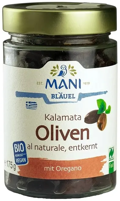 Olives WITHOUT STONE Kalamata al naturale RAW Organic
