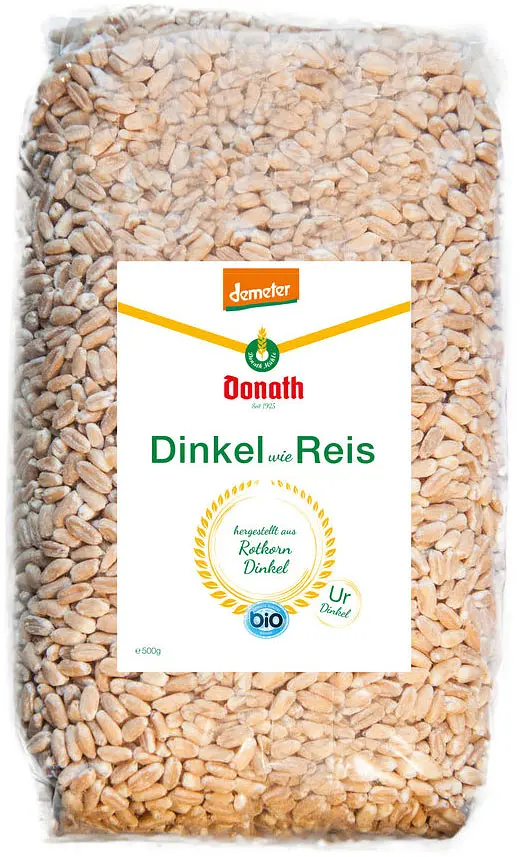 Reis Alternative Dinkel wie Reis Kochdinkel Demeter