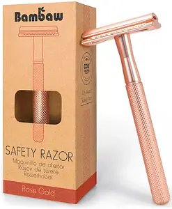 Rasierer Metall Rasierhobel ROSE GOLD, 1 Stück