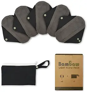 Reusable Sanitary Pads #plasticfree LIGHT, 5 pcs, 5 piece