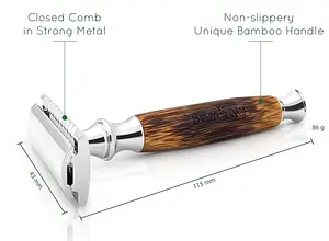 Bamboo Safety Razor, 1 pcs, 1 piece