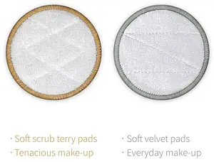 Lingettes démaquillantes lavables #sansplastique, 16 pcs, 16 pièce