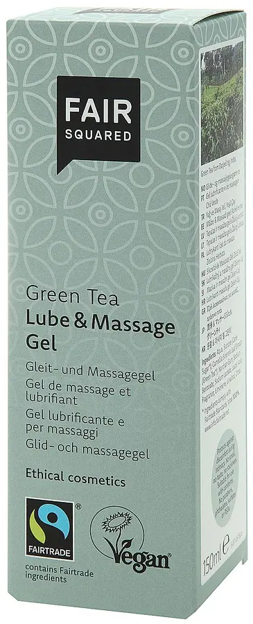 Lube and Massage Gel Green Tea Fairtrade Vegan