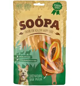 Dog Chews Vegan Soopa Papaya, 85 g