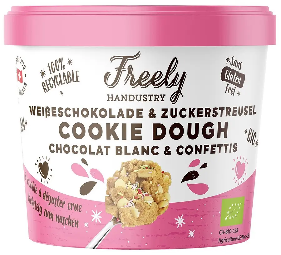 Cookie Dough Chocolat Blanc & Confettis Bio
