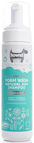 Dog Shampoo Foam Wash Natural Dry Shampoo