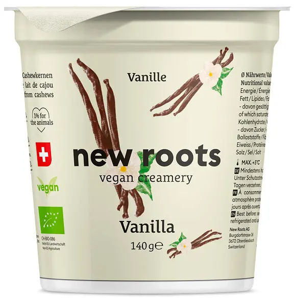 New Roots VANILLA Vegan Yogurt Organic