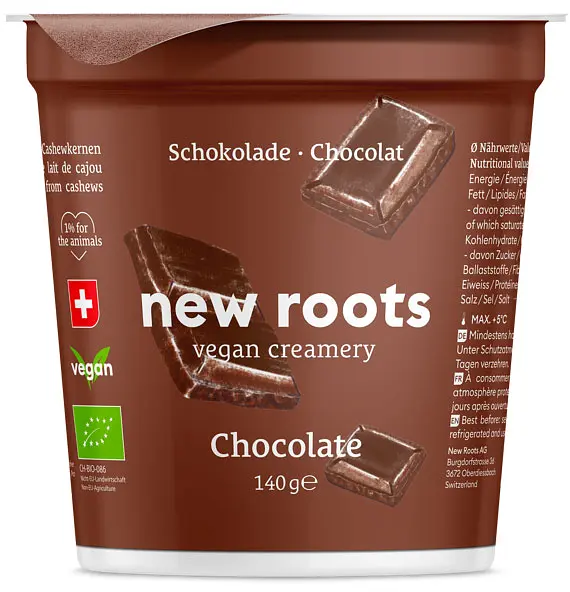 New Roots CHOCOLATE Vegan Yogurt Organic