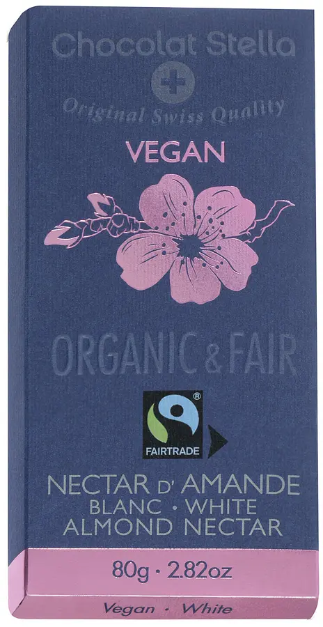 Stella Mandeln Vegane Alternative zu Weisser Schokolade Fair & Bio