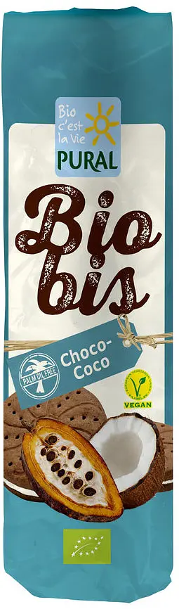 Cookies Biobis Choco-Coco palm oil free Organic
