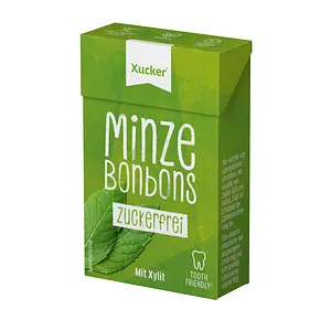 Bonbons Xylit Menthe sans  sucre ajouter, 50 g