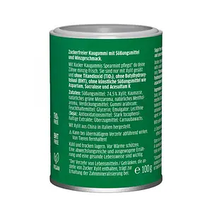 Xylitol Chewing Gum Menthe Verte, 100 g