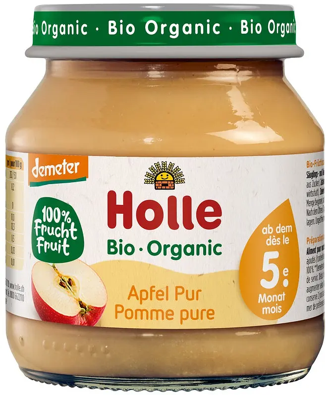Holle Baby Food 100% Pure Apple Demeter