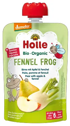 Holle Babyfood Fennel Frog Pouchy Demeter