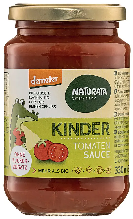 Tomato Sauce for Kids No Added Sugar Demeter