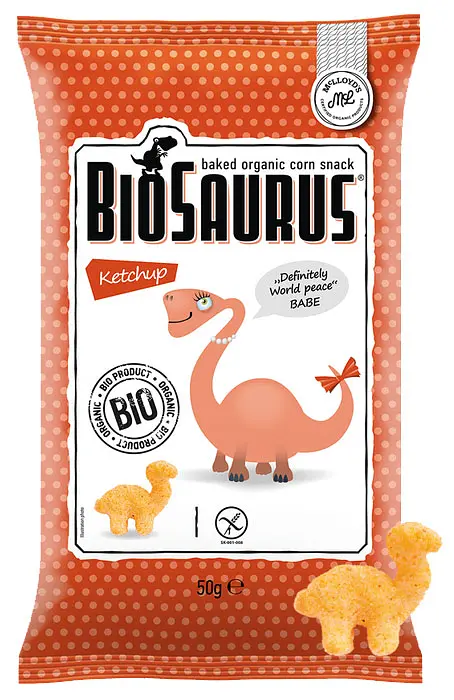 Chips Biosaurus Babe Ketchup Organic
