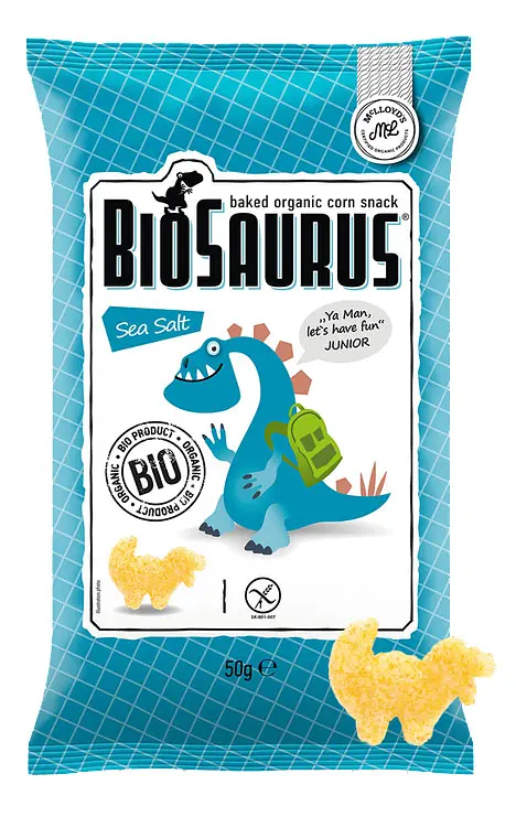 Chips Biosaurus Junior Sea Salt Organic