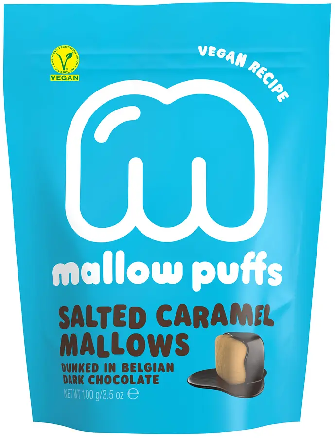 Vegan Marshmallows Mallow Puffs – Salted Caramel