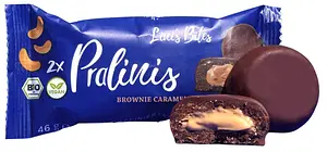 Pralinis Lini's Bites Brownie Cajou Caramel Bio, 46 g