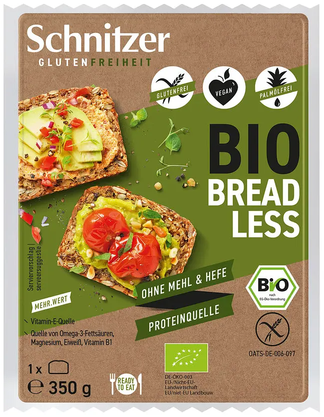 Bread Less Seed Bread without Flour Gluten Free Organic