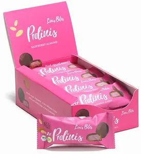 Pralinis Lini's Bites Framboise Amande Bio, 46 g