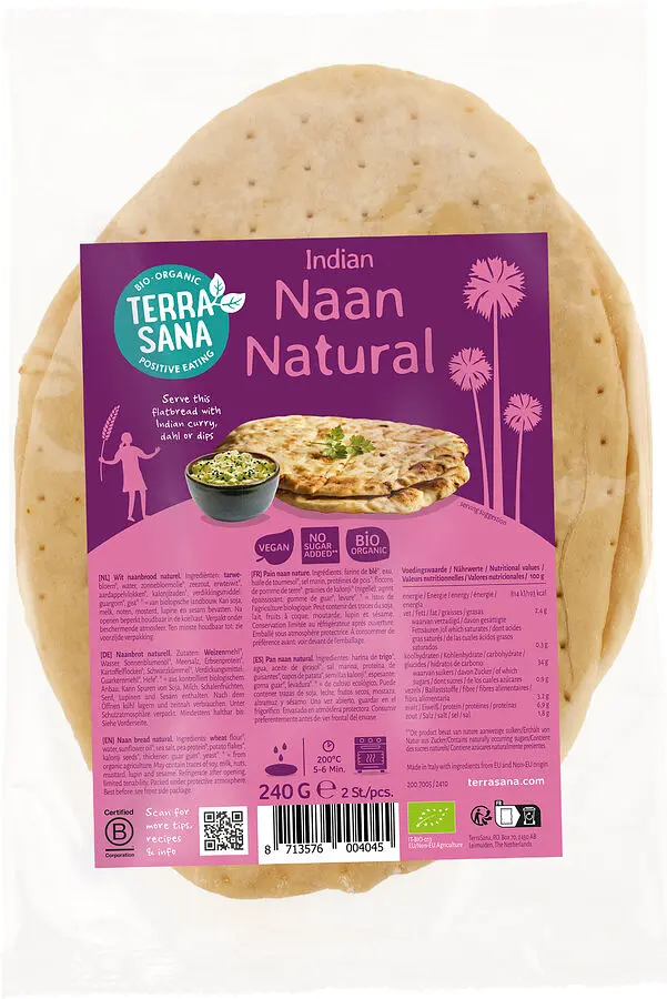 Indian Naan NATURAL Organic