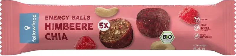 Protein Balls Himbeere & Chia Bio
