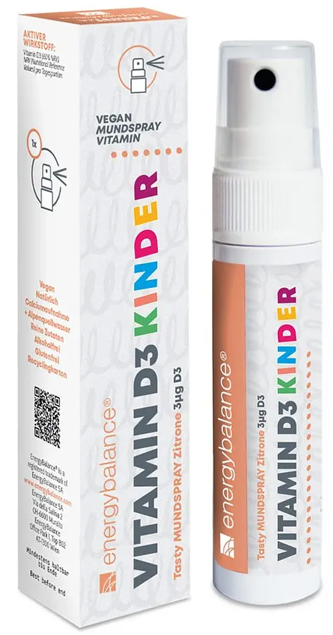 Vitamin D3 Kinder Spray Tasty Zitrone, 3µg