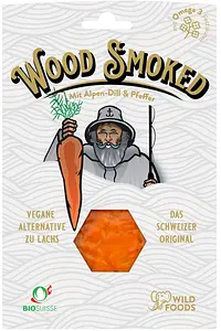 Wood Smoked Vegane Alternative zu Lachs PFEFFER & DILL Bio, 130 g