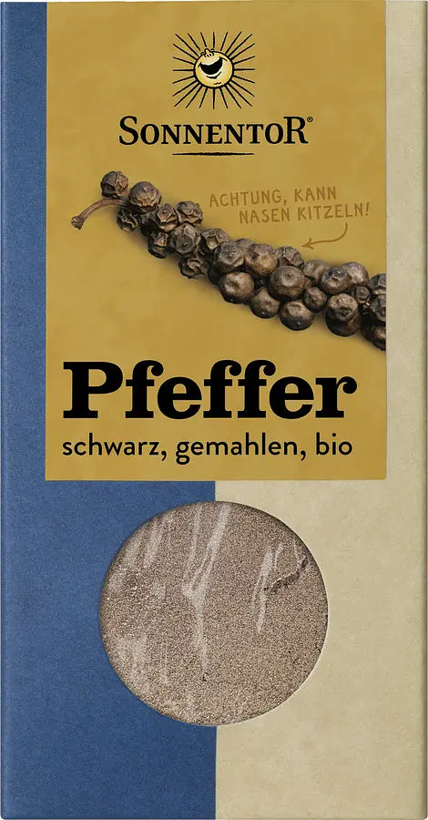 Pfeffer Schwarz gemahlen Bio