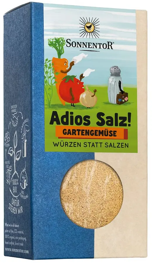 Alternative to salt "Adios salt!" Garden Vegetables Organic