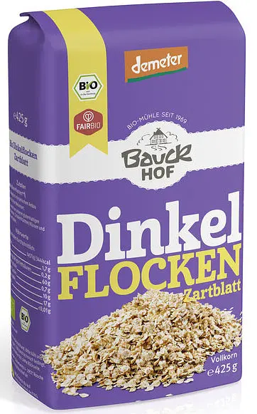 Flocons épeautre complète Fin Demeter