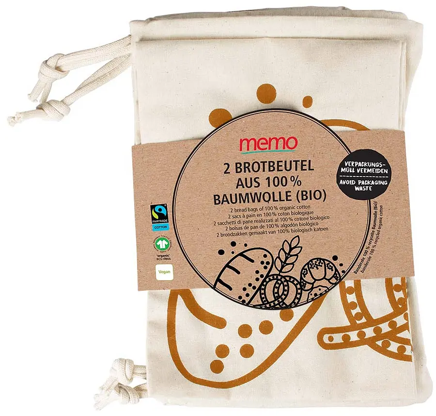 Bread Bag #noplastic Organic, 2pcs
