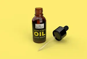 Huile pour Barbe et Cheveux Poivre Noir, 30 ml