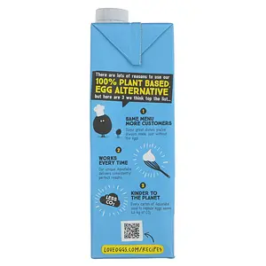 OGGS Aquafaba Vegane Alternative zu Eier, 1 l