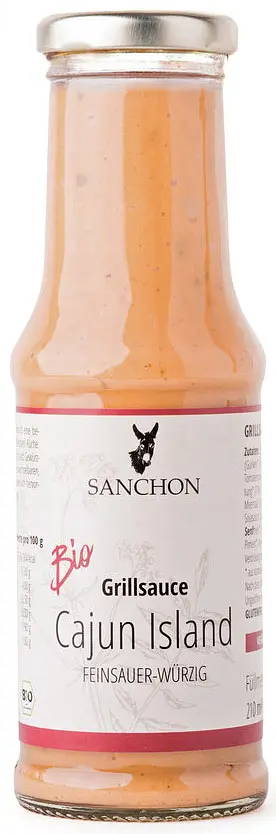 Grillsauce Cajun Insel, Sanchon Organic