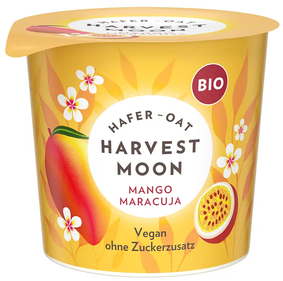 Avoine Mangue Maracuja Alternative végétalienne au yaourt Bio