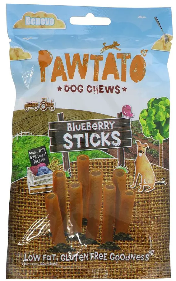 Benevo Chew Sticks Blueberry Pawtato Sticks