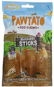 Benevo Kauspass Blaubeere Pawtato Sticks, 120 g